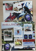 Mozambik 2014 Mi.7675-8+Bl.975 20€ Ambulance a sanitky, doprava