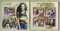 Mozambik 2015 Mi.7805-8+Bl.1001 25€ 70 let Boba Marleyho, zpěvák