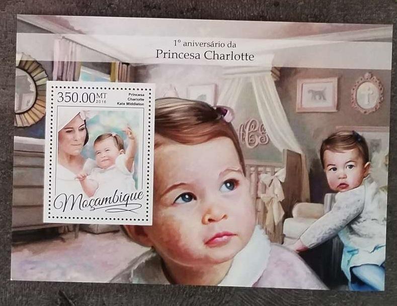 Mozambik 2016 20€ Princezna Charlotte, dcera Williama a Kate
