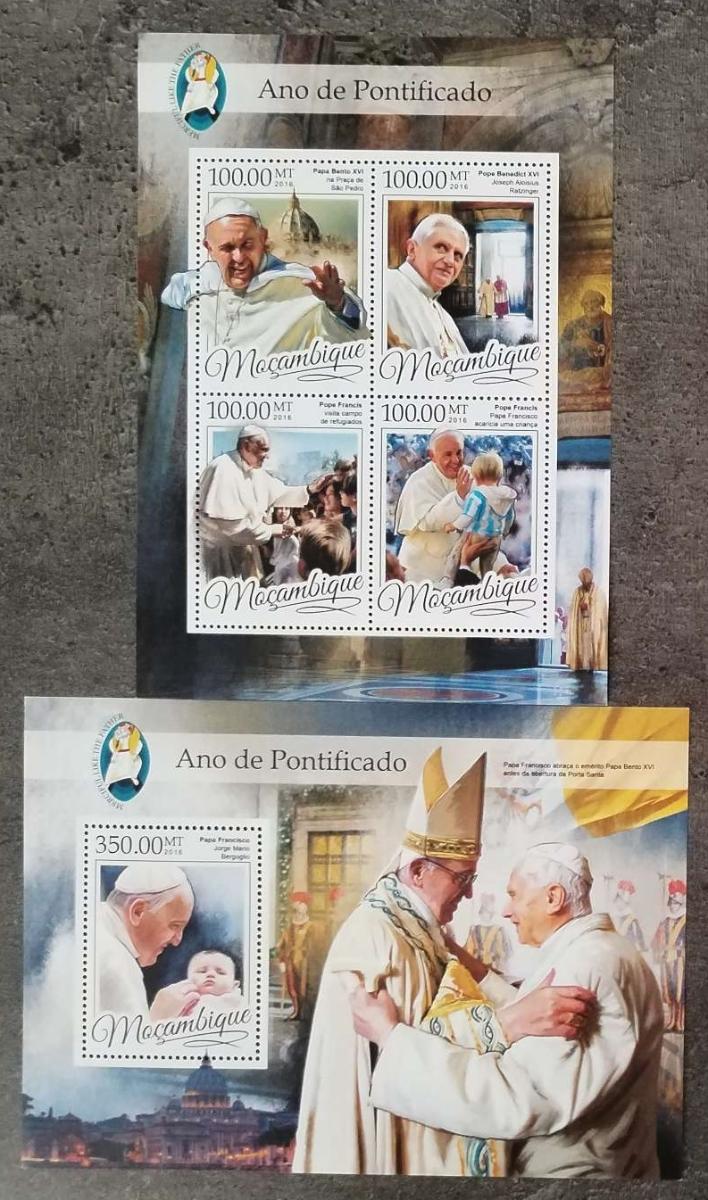 Mozambik 2016 42€ Papež František a Svatý rok
