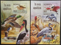 Mozambik 2016 Mi.8459-2+Bl.1132 25€ - Vodní ptactvo, ptáci a fauna řek