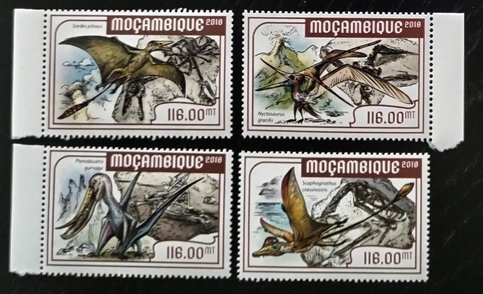 Mozambik 2018 Dinosauři a ještěři pravěku