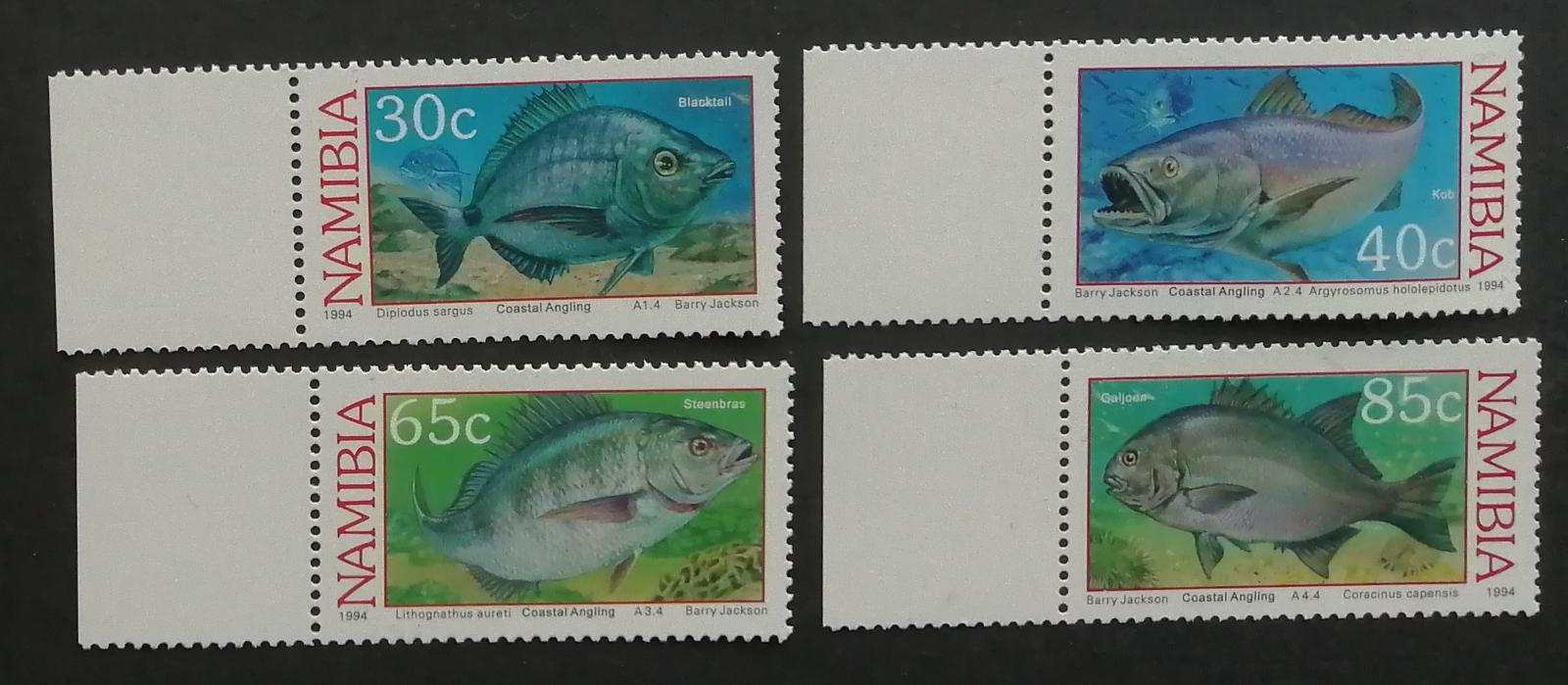 Namibie 1994 Mi.764-7 Africké sladkovodní ryby, fauna