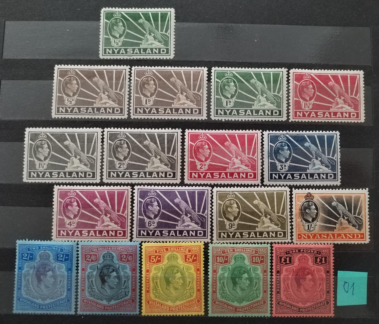 Ňasko/Nyasaland 1938 200£ Definitiva krále Jiřího VI.