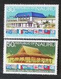 Nauru 1975 Konference Jihopacifické komise, vlajky