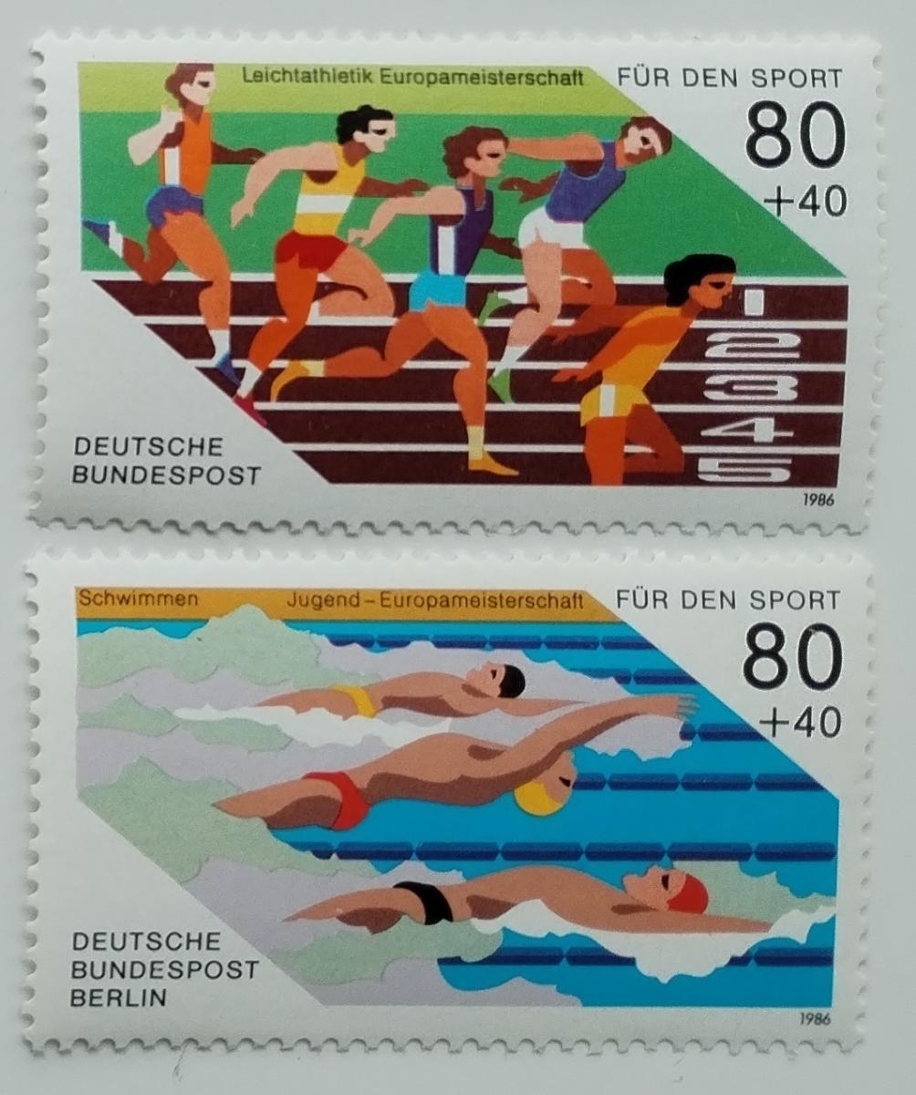 Německo 1986 5€ Evropské mistrovství atletiky, Sport