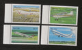 Nevis 1998 Mi.1229-2 8€ Letadla vojenská a civilní, doprava