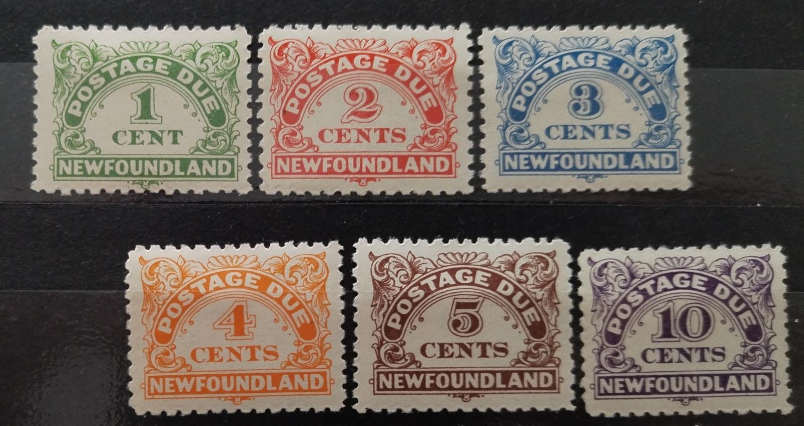 Newfoundland 1939 55£ Doplatní známky