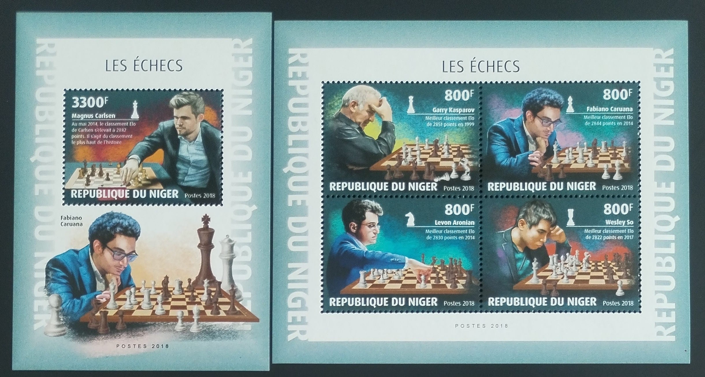 Niger 2018 Šachy, Kasparov, Aronian, Carlsen