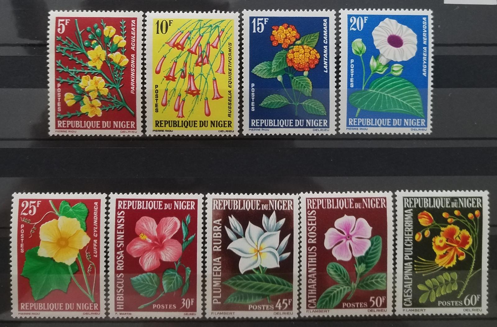 Niger 1964-5 Květiny a africká flora