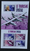 Niger 2013 Mi.2328-1+Bl.206 22€ Vesmírný turismus, rakety a Branson
