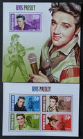 Niger 2013 Mi.2363-6+Bl.213 22€ Pocta Elvisovi Presleymu, zpěvák