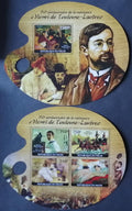 Niger 2014 Mi.2742-5+Bl.290 22€ Umění a obrazy Toulouse-Lautrec