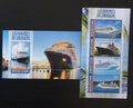 Niger 2016 Mi.4182-5+Bl.541 22€ Výletní parníky a lodě moří