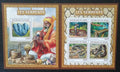 Niger 2016 Mi.4507-0+Bl.606 26€ Afričtí hadi, plazi a fauna