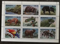 Nikaragua 1995 9€ Exotická fauna pralesů Ameriky, Plazi, Ptáci, Savci