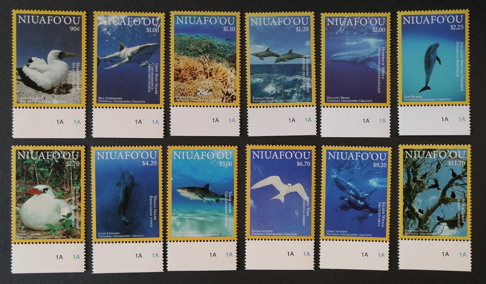 Niuafo'ou 2016 Mi.615-6 60€ Definitiva ostrovní ptáci a ryby, fauna