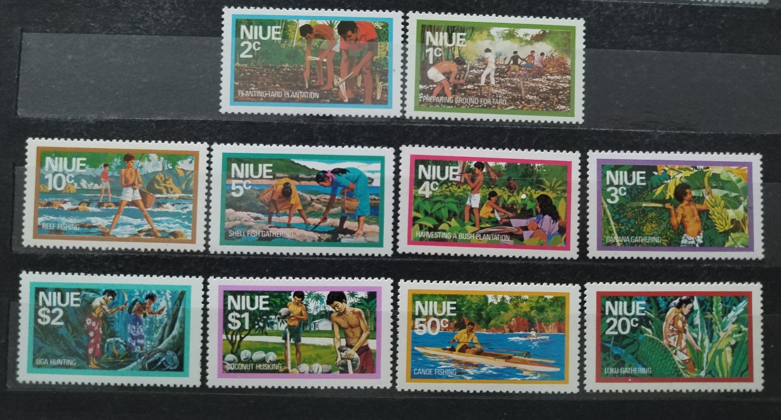 Niue 1976 Definitiva - Ostrovní zemědělství a kultura