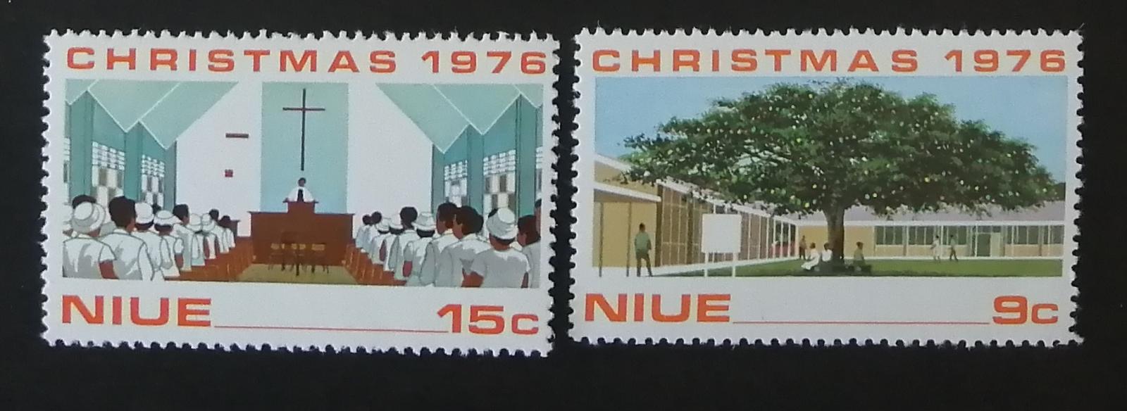 Niue 1976 Ostrovní budovy a infrastruktura