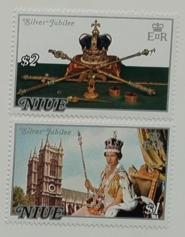 Niue 1977 Stříbrné výročí vlády královny Alžběty II.