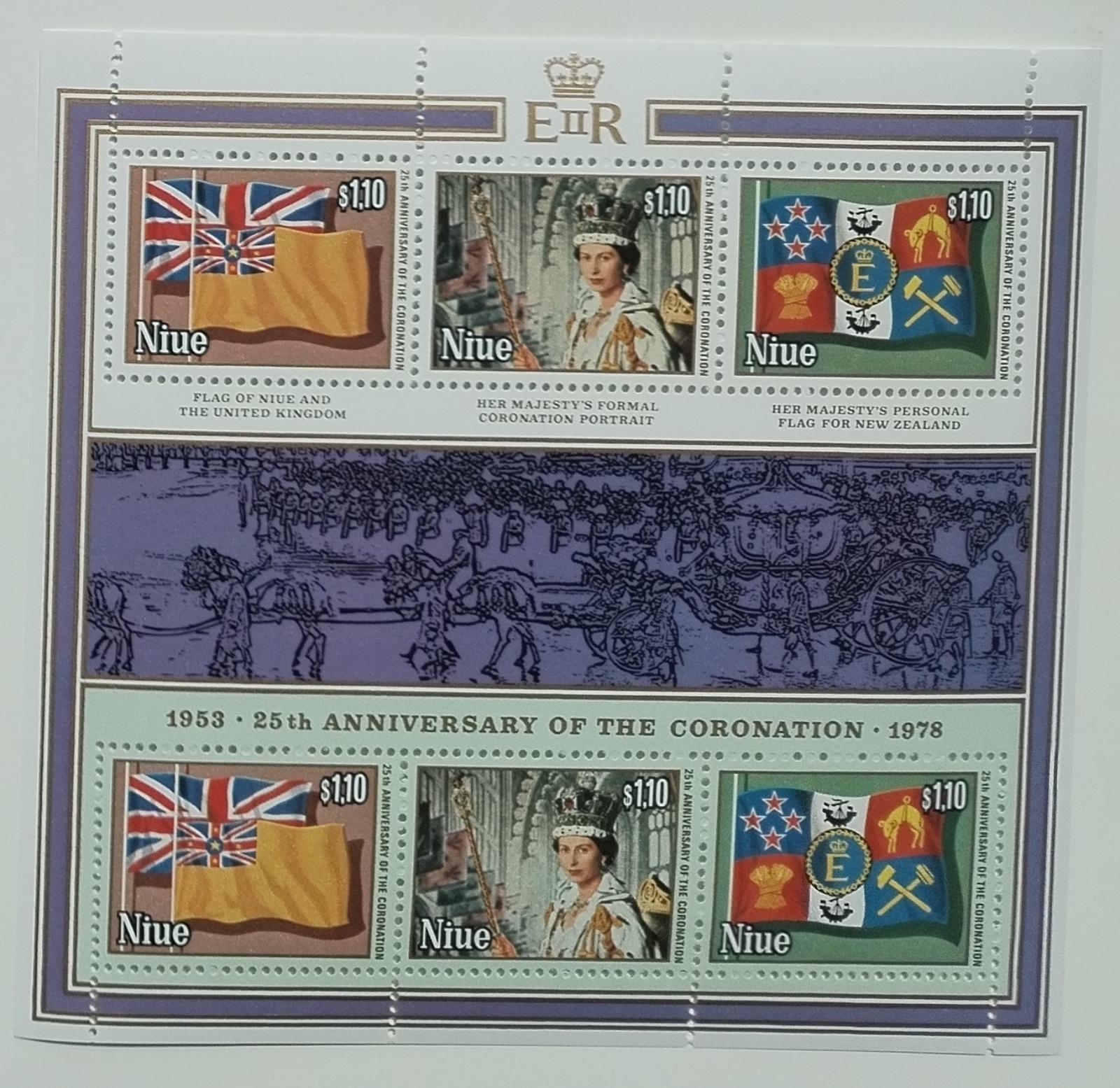 Niue 1978 9€ Výročí korunovace královny Alžběty II.