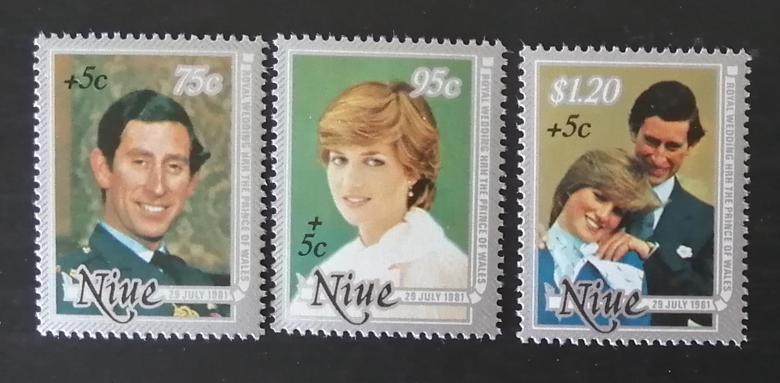 Niue 1981 11€ Mezinárodní rok postižených lidí, přetisky charity