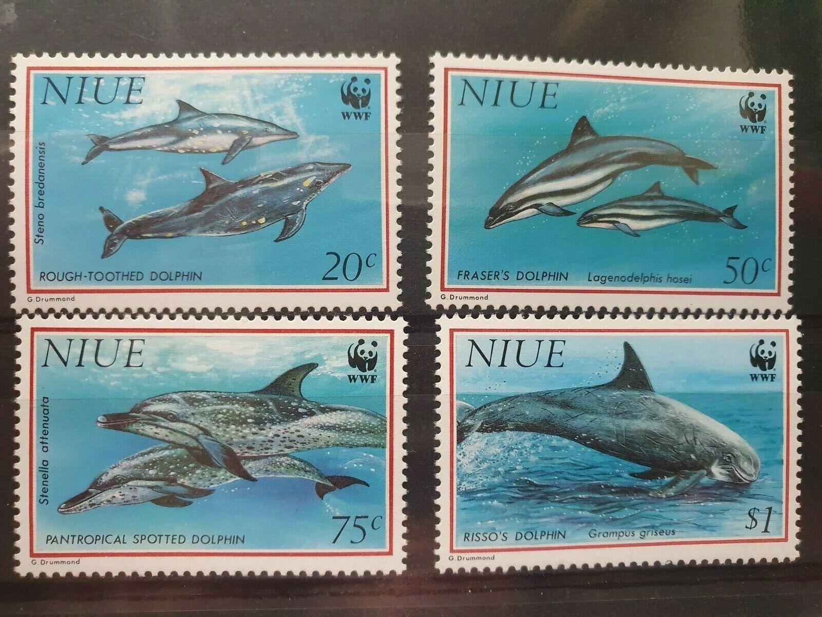 Niue 1993 Mi.822-5 14€ - Delfíni, mořské ryby & ochrana přírody