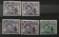 Ostrov Norfolk 1958 Výročí + všechny typy (horní řada MH)