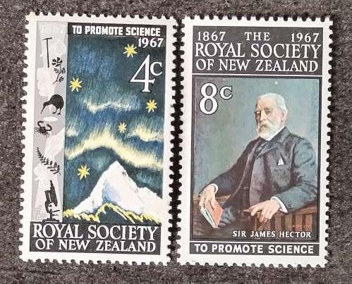 Nový Zéland 1967 Století ostrovního spolku Royal Society