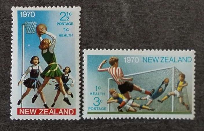 Nový Zéland 1970 Health Stamps, Sport a děti