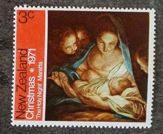 Nový Zéland 1971 Vánoce a umění