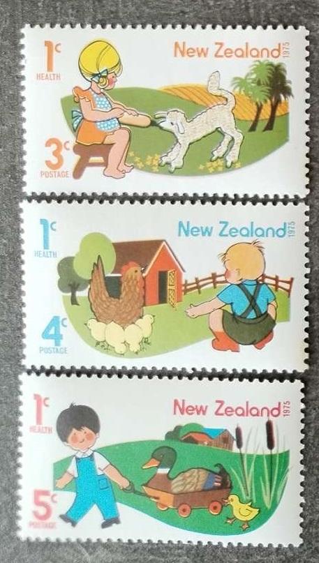 Nový Zéland 1975 Health stamps, Dětské hry