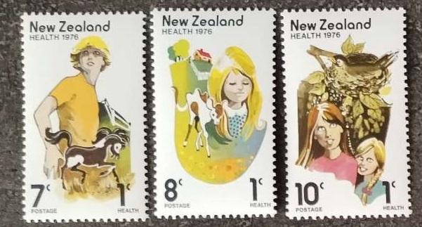 Nový Zéland 1976 Health Stamps, Dětské hry