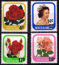 Nový Zéland 1979 Přetisky definitivy, Růže a královna