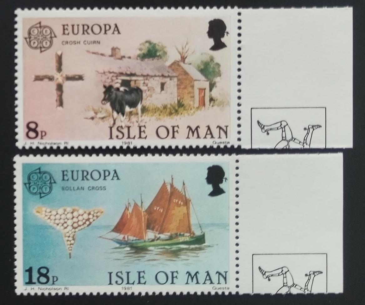 Ostrov Man 1981 EUROPA a lodě (popis)