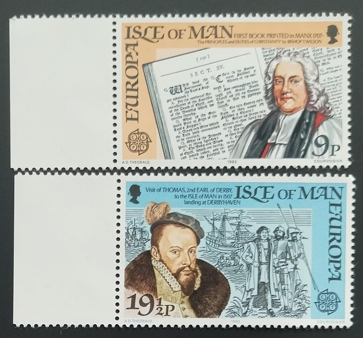 Ostrov Man 1982 EUROPA a osobnosti ostrova