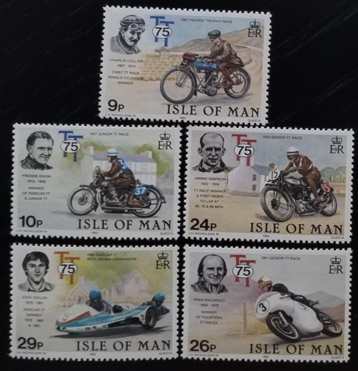 Ostrov Man 1982 Motocykly a motorky, Závody a sport