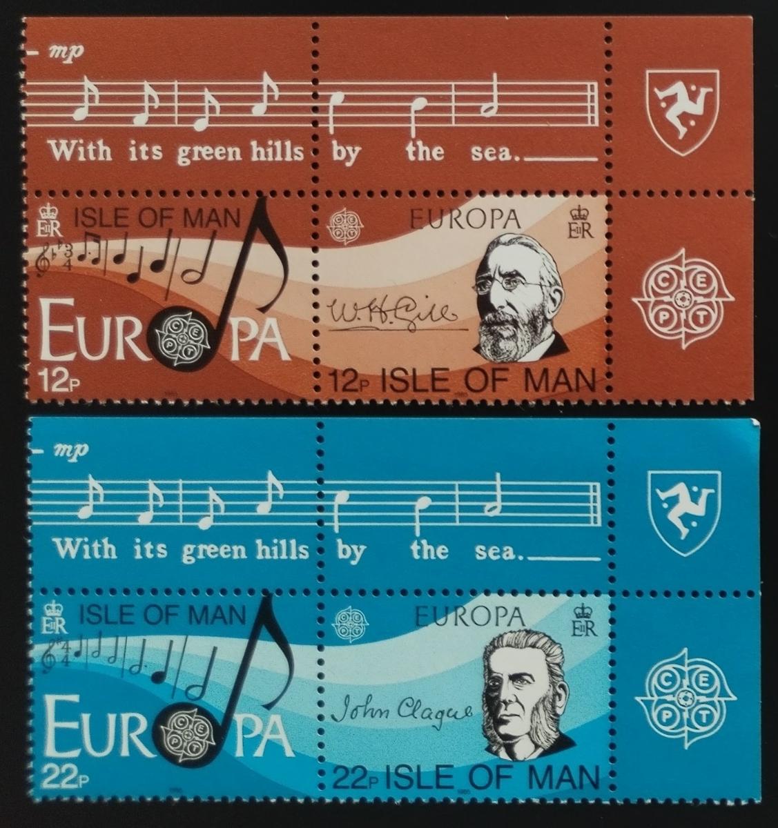 Ostrov Man 1985 3,5€ EUROPA a hudba