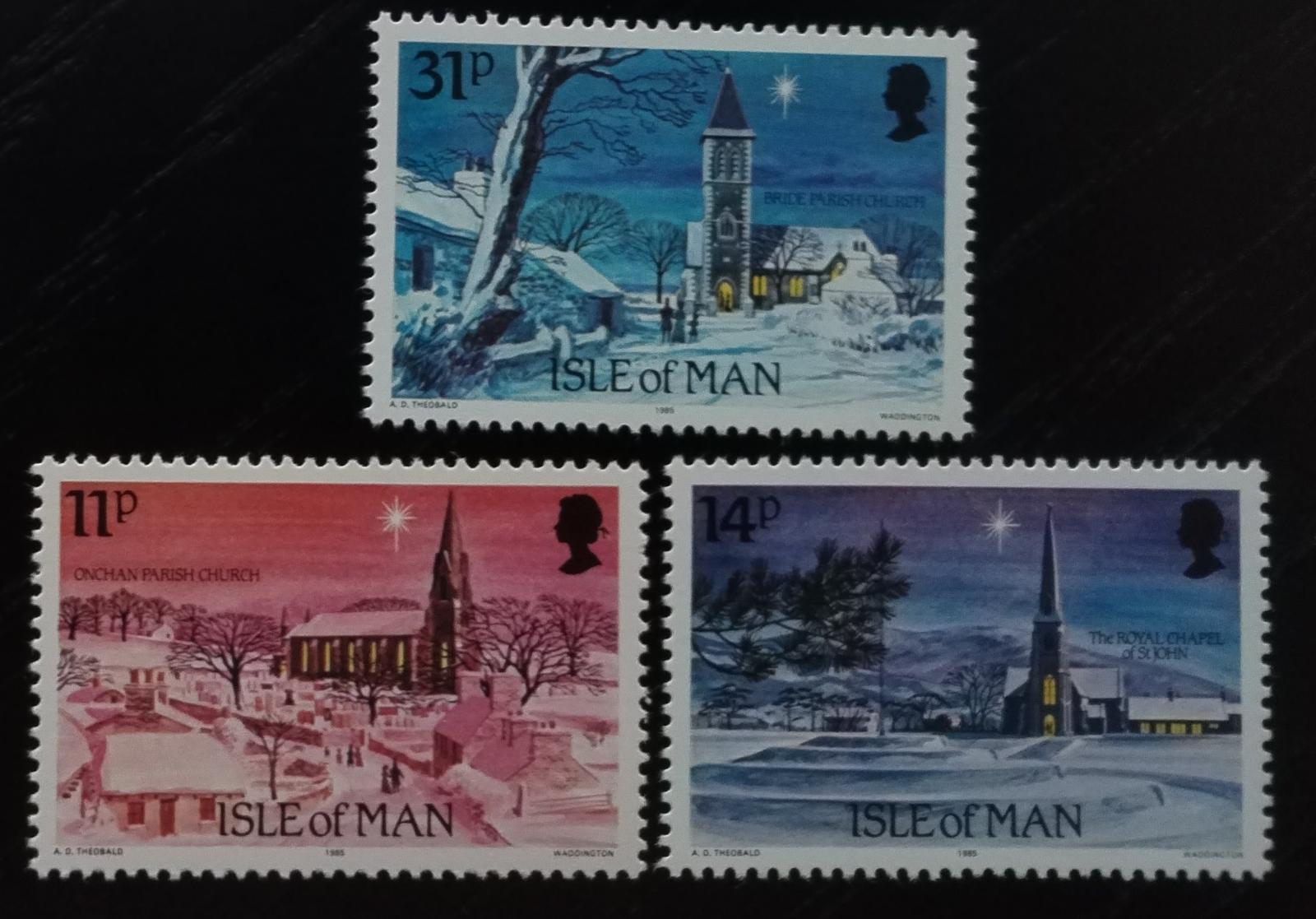 Ostrov Man 1985 Kostely a Vánoce