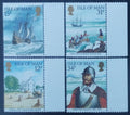 Ostrov Man 1986 5,5€ Poutníci a lodě Mayflower, Kolonizace