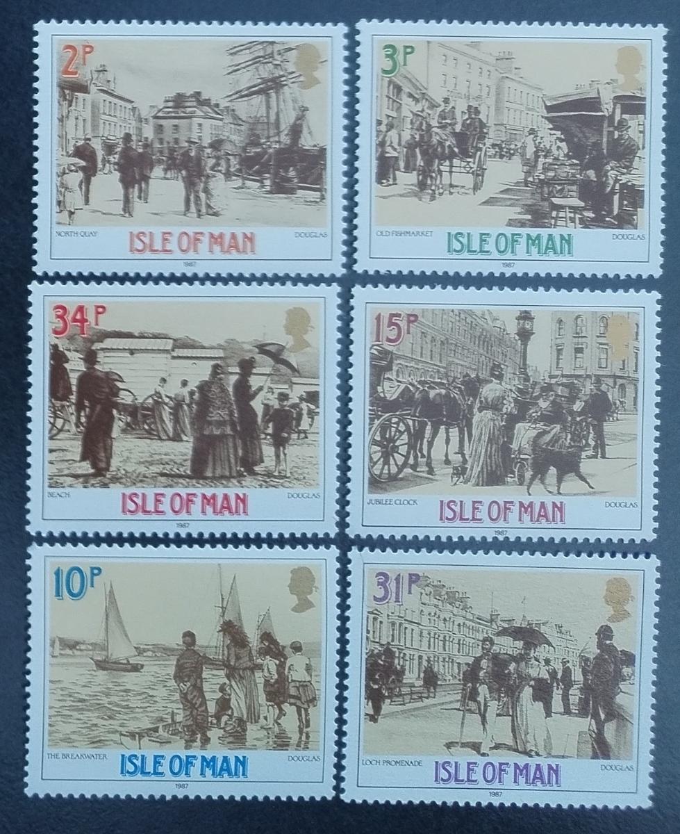 Ostrov Man 1987 5€ Ostrovní historická fota a výjevy