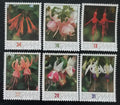 Ostrov Man 1988 7€ Fuchsie a flora, Květiny