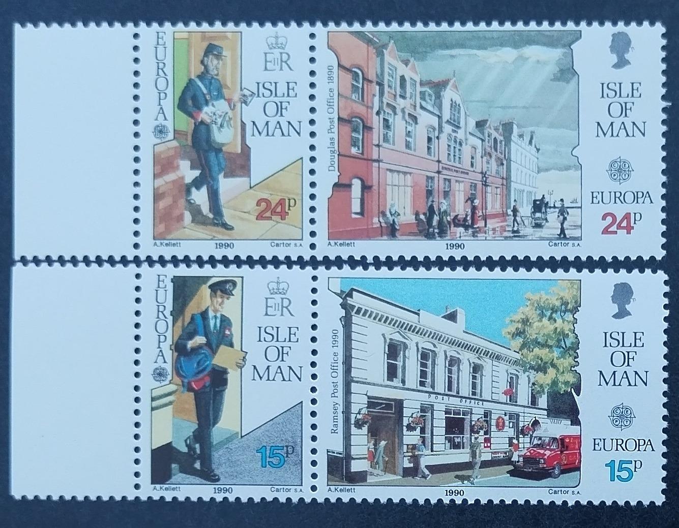 Ostrov Man 1990 4,5€ EUROPA, Poštovní budovy