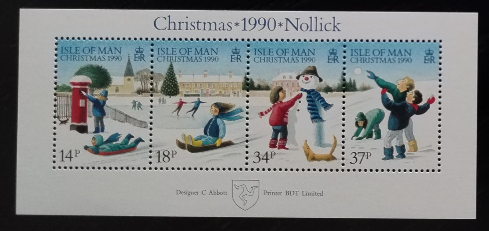 Ostrov Man 1990 5,5€ Vánoce a dětské hry