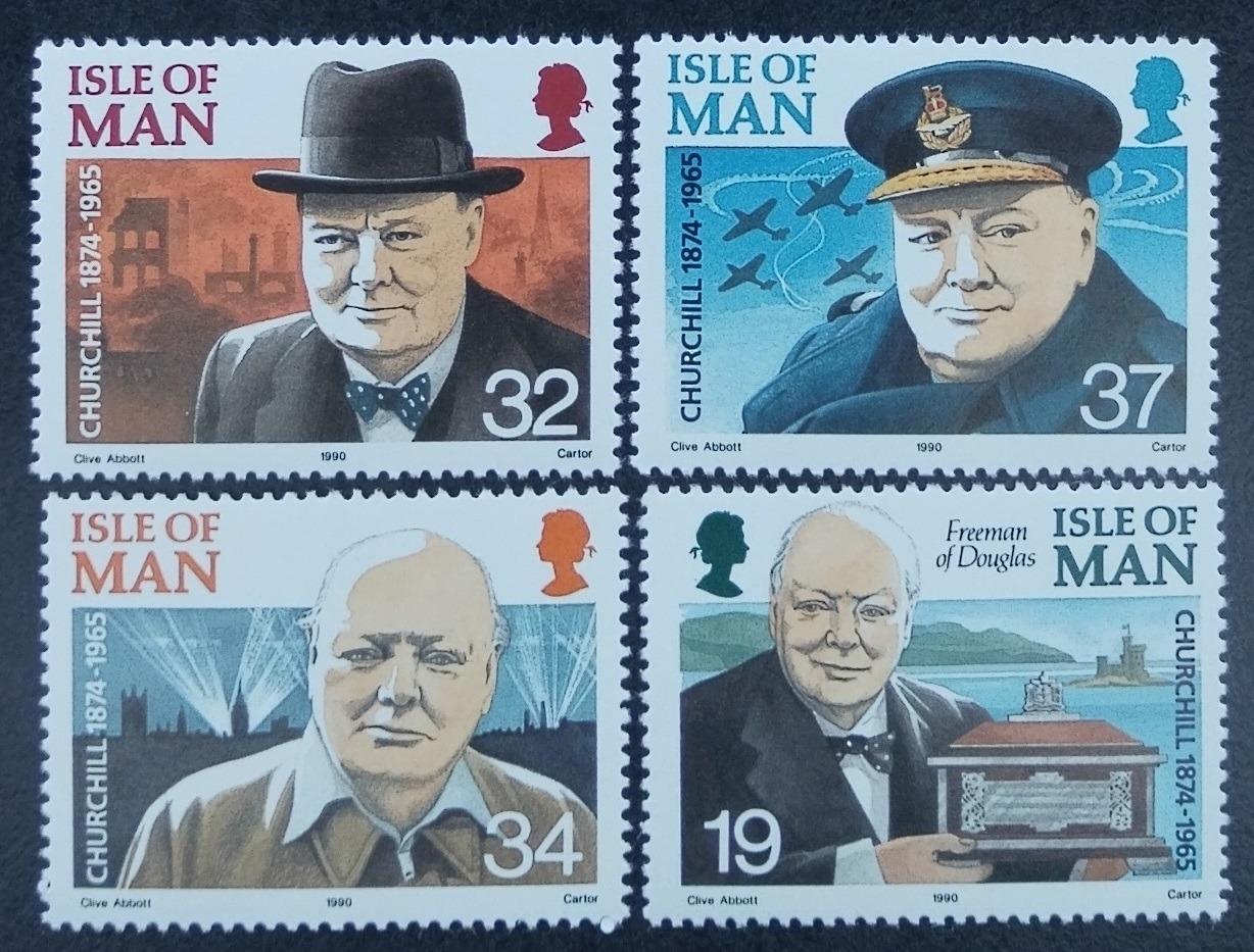 Ostrov Man 1990 5,5€ Výročí Winstona Churchilla