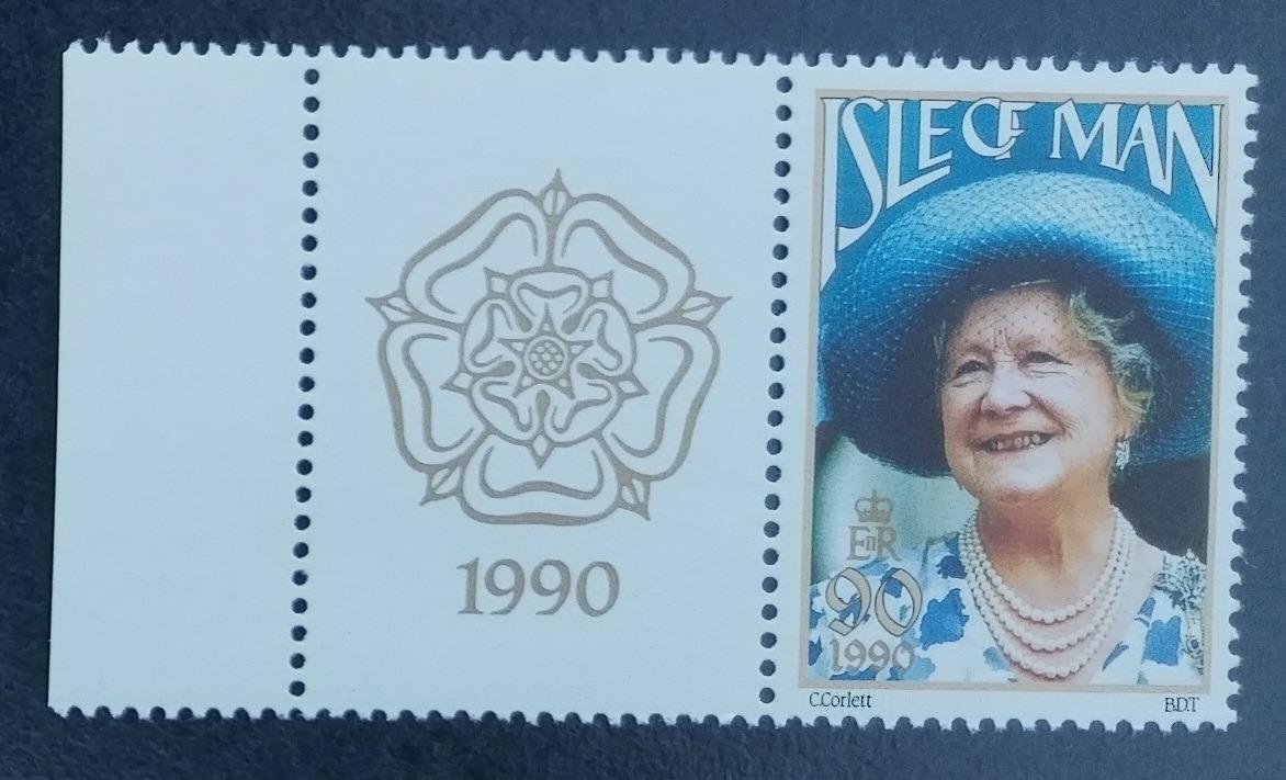 Ostrov Man 1990 5,5€ Zf. Narozeniny královny matky