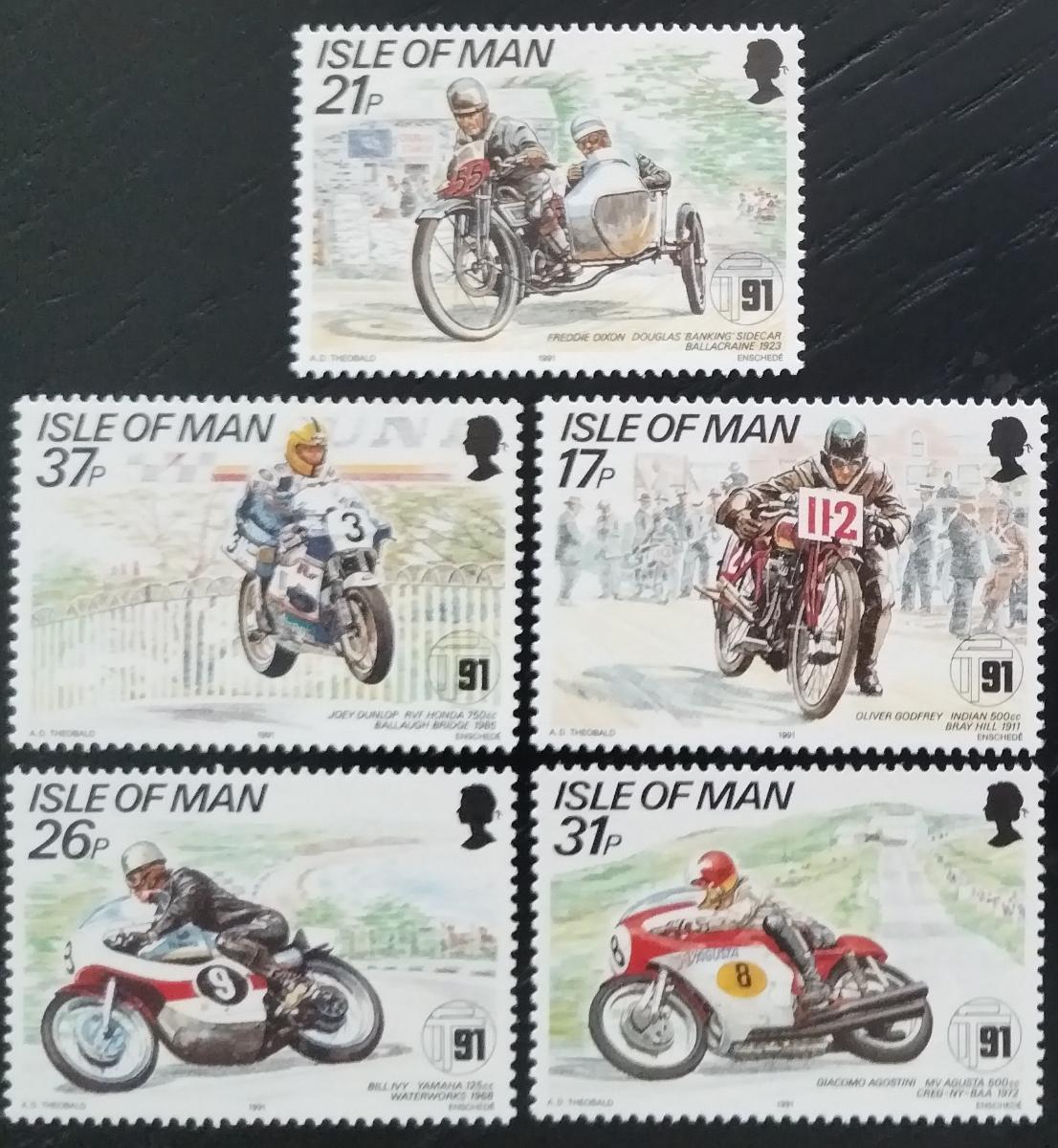 Ostrov Man 1991 6,5€ Motocykly a motorky, Závody a sport
