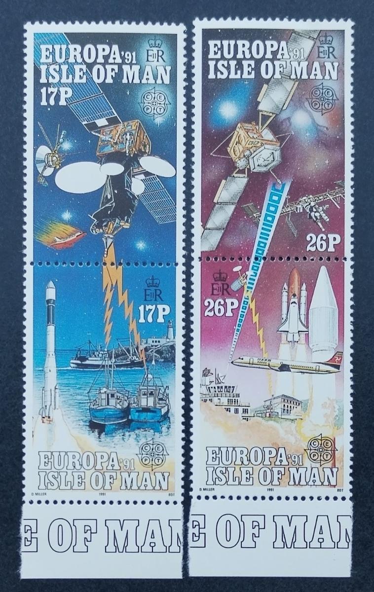 Ostrov Man 1991 6€ EUROPA, Ostrovní průzkum vesmíru