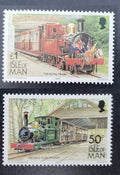 Ostrov Man 1992 18€ Dotisky definitivy parních vlaků - IMPRINT roku
