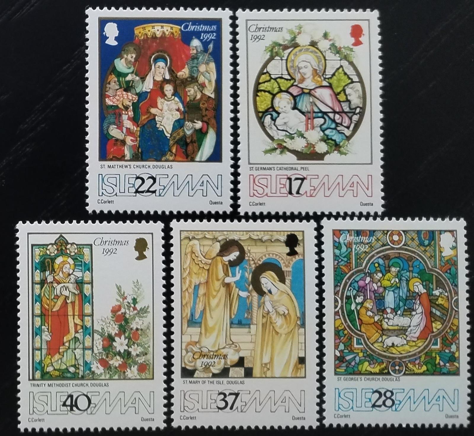 Ostrov Man 1992 5,5€ Vánoce a svátky